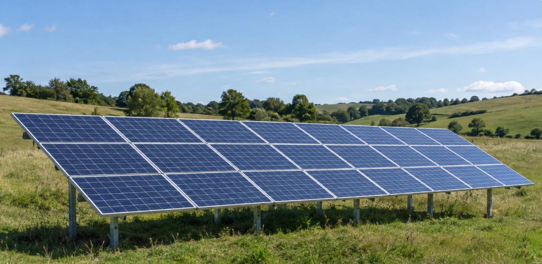 Painéis solares rurais
